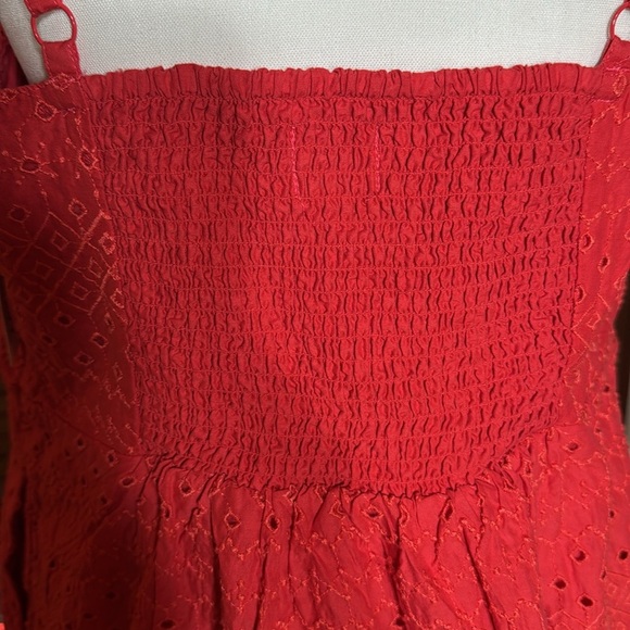 Old Navy fit and flair cami mini dress, smocking in back and adj. straps size L - Picture 11 of 16